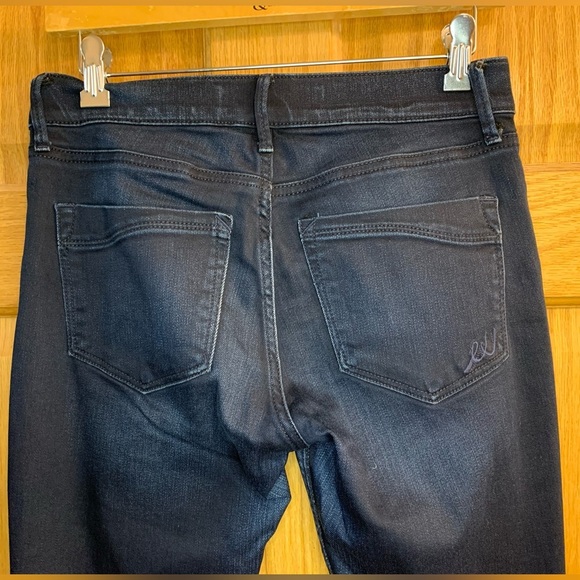 Express EXP Supersoft Legging Mid Rise - Stretchy Dark Blue - Size 4R 4 R Skinny - Picture 5 of 7